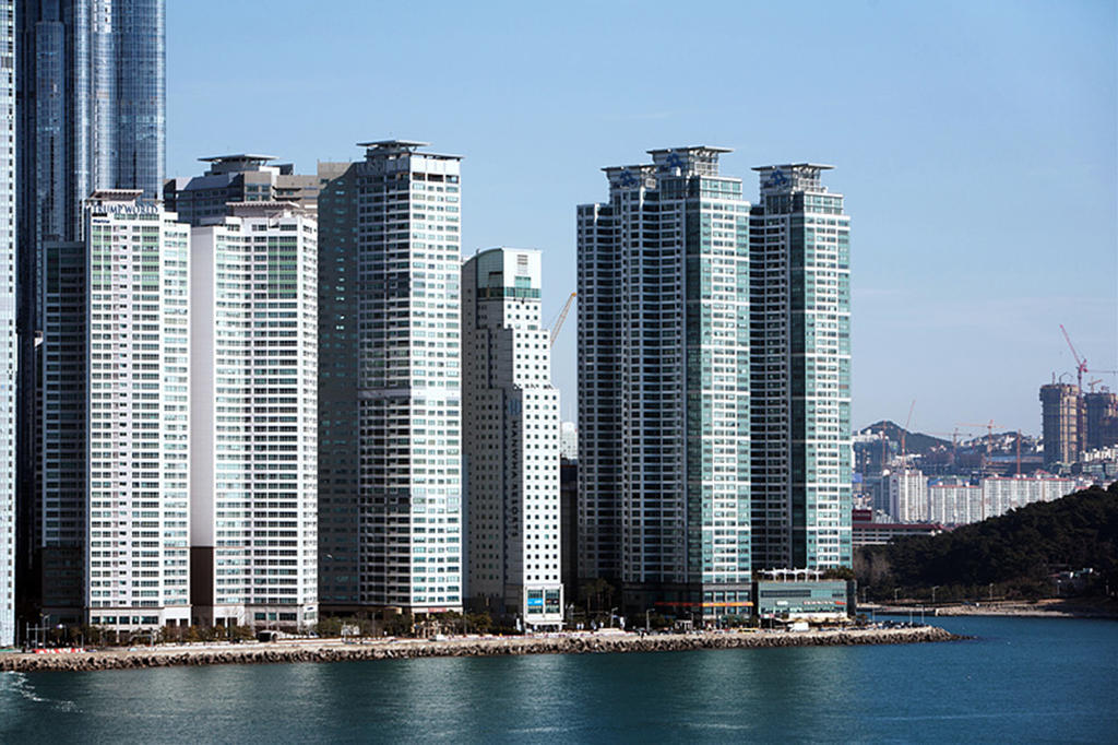 Hanwha Resort Haeundae Busan Exteriör bild